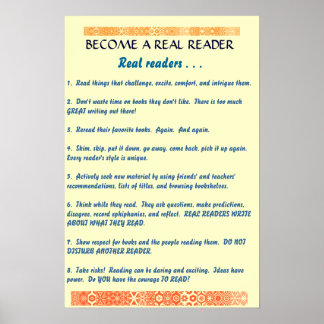Poster tornar-se um leitor real