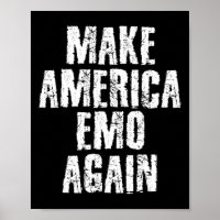Torne a América Emo Novamente Presente Engraçado p
