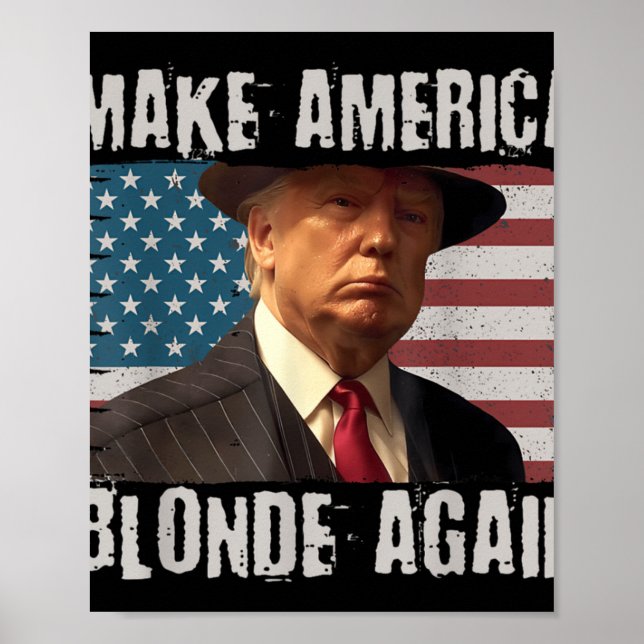 Poster Torne a América loira novamente (Frente)