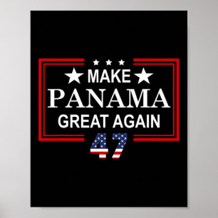Poster Torne a Bandeira do Panamá Grande Novamente