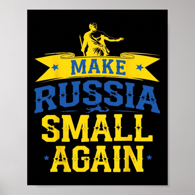 Poster Torne a Rússia Pequena Novamente – S engraçado ins (Frente)