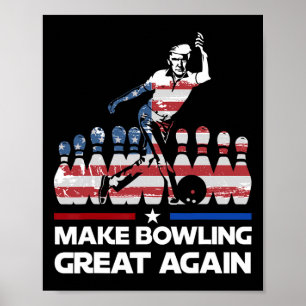 Poster Torne o Boliche Grande Novamente Farto Trump Bande