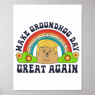 Poster Torne o Dia da Marmota Grande Novamente Divertido