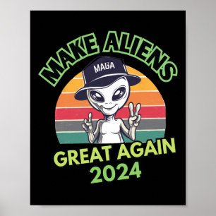 Poster Torne Os Aliens Mais Engraçados Mega Trump Ufo 202