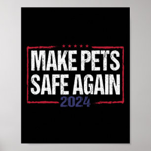 Poster Torne Os Animais Seguros Novamente Engraçados Na E