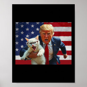 Poster Torne Os Gatos Seguros Novamente Para Trump Ganhar