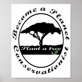 Poster Torne-se um conservacionista do planeta