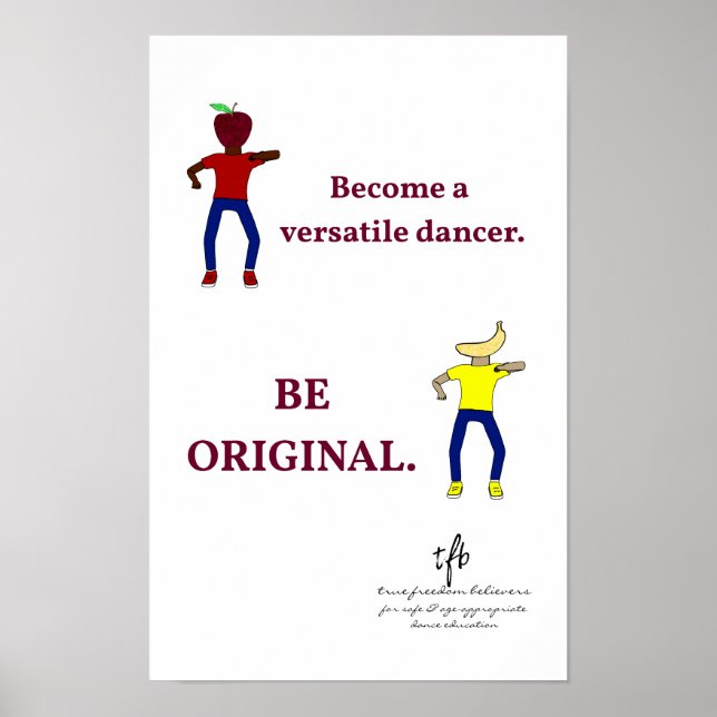 Poster Torne-se um Dançarino Branco versátil (Frente)