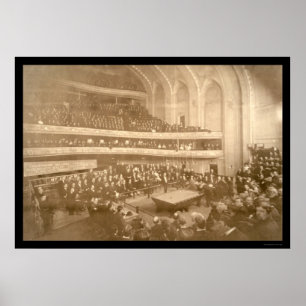 Poster Torneio Billiards Foto 1908