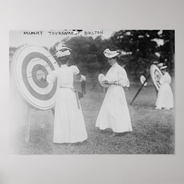 Póster Torneio de Arqueio em Boston, Fotografia MÃE (Frente)