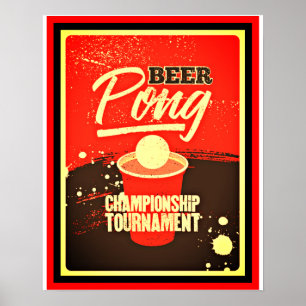 Poster Torneio de Beer Pong