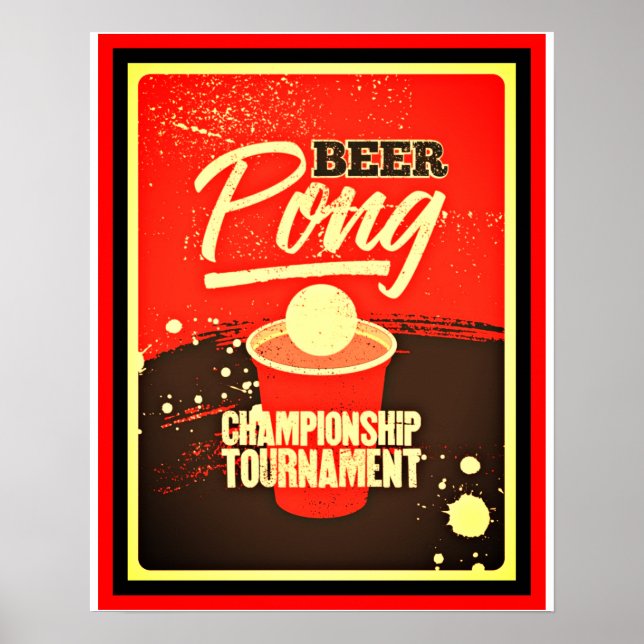 Poster Torneio de Beer Pong (Frente)