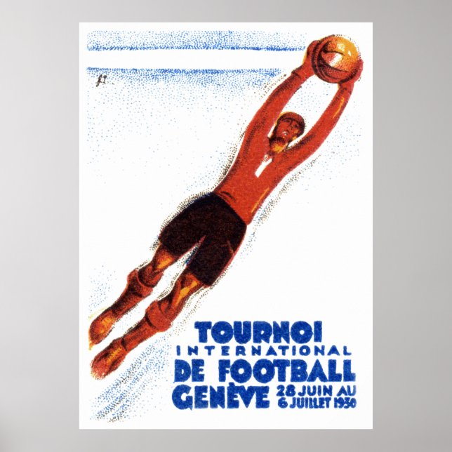 Poster Torneio de futebol de 1930 (Frente)