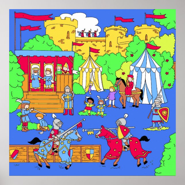 Poster Torneio no castelo (Frente)