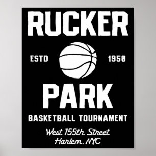 Poster Torneio Rucker Park Sketll Harlem Nyc Streetll