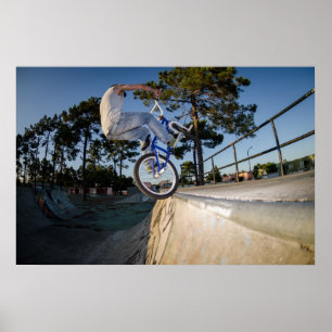 Póster Torneira do conluio da bicicleta de BMX