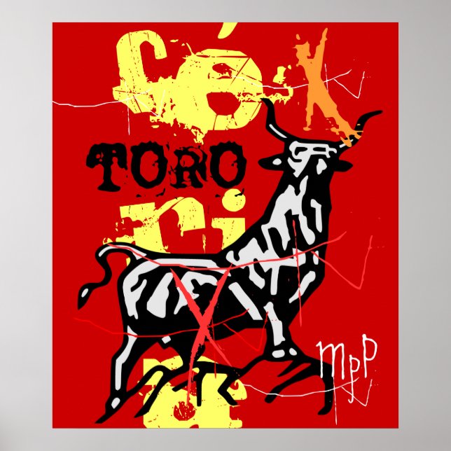 Póster toro (Frente)