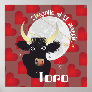 Póster Toro 21 al de 20 posteres Aprile maggio