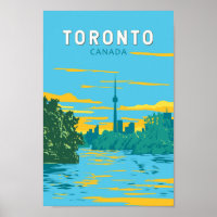 Toronto Canada Viagem Art Vintage