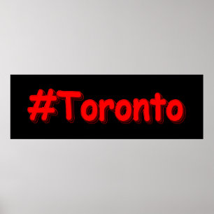 Poster "#Toronto" Design. Comprar Agora