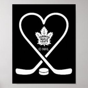 Poster Toronto Maple Leafs Bastões de São Valentim Nhl Of