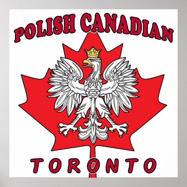 Póster Toronto Polonês Folha Canadense (Frente)