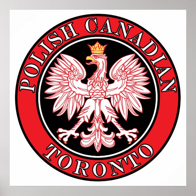Poster Toronto Polska Eagle (Frente)
