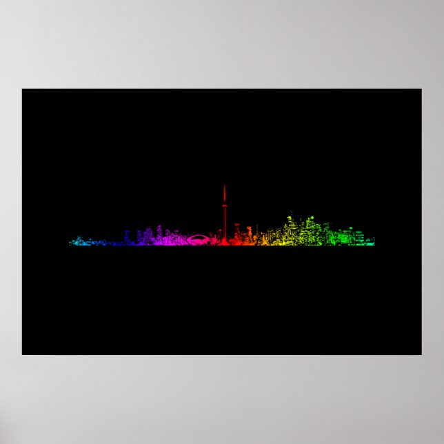 Poster Toronto Rainbow (Frente)