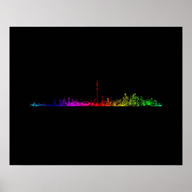 Poster Toronto Rainbow (Frente)