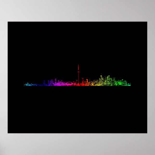 Poster Toronto Rainbow (Frente)