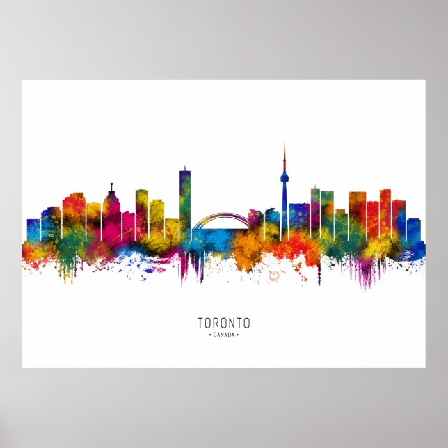 Poster Toronto Skyline (Frente)