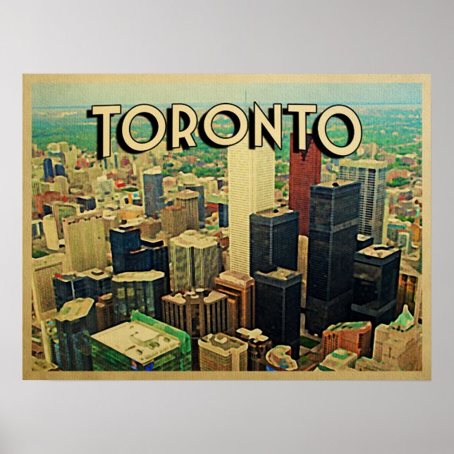 Poster Toronto Skyline (Frente)