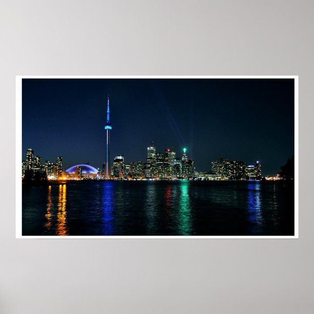 Póster Toronto Skyline (Frente)