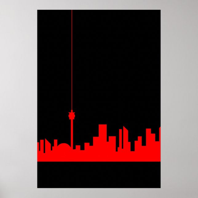 Poster Toronto Skyline (Frente)