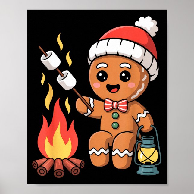 Poster Torrador de Marshmallow de Gengibre Natalino Camng (Frente)