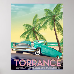 Poster Torrance, Califórnia - Los Angeles Califórnia
