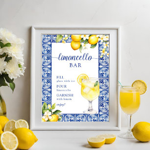 Poster Torrão de Limões Jantar de Noivado Bar de Limoncel