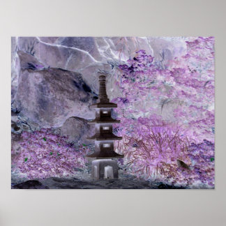 Poster Torre asiática negativa