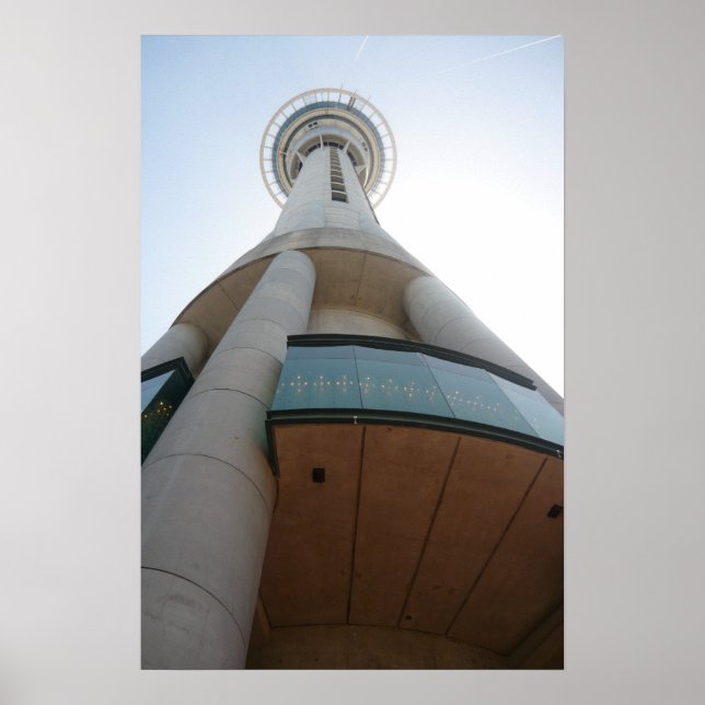 Póster Torre Auckland Sky (Frente)