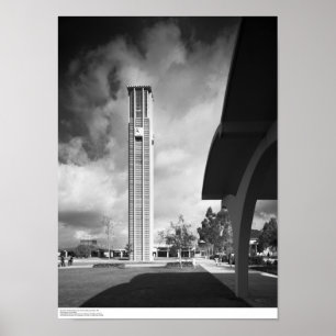 Póster Torre Bell com Arcos no Edifício Biblioteca