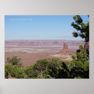 Poster Torre Candlestick no Parque Nacional de Canyonland