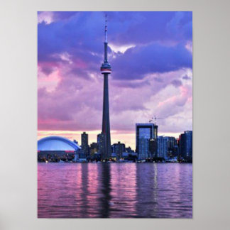 Poster Torre CN : Vista do Centro de Toronto