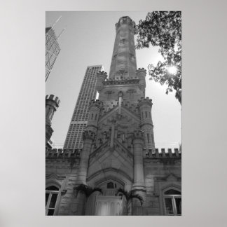 Póster Torre de Água de Chicago