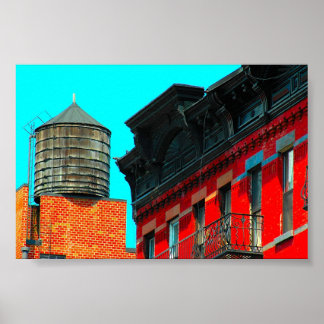 Poster Torre de água Nova Iorque por Urban59