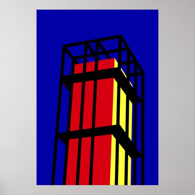 Poster Torre de Arne Jacobsen (Frente)