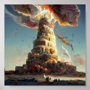 Poster Torre de Babel