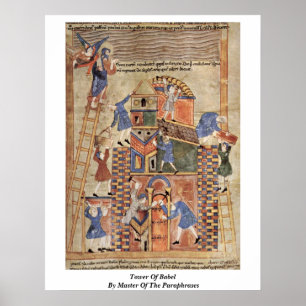 Poster Torre De Babel Por Mestre Das Parafrasmas