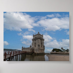 Poster Torre de Belém em Lisboa
