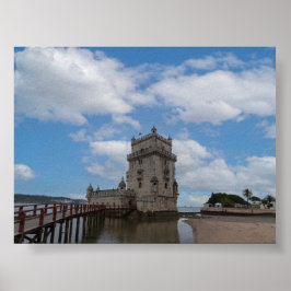 Poster Torre de Belem in Lisbon