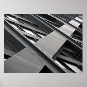 Póster Torre de John Hancock - apoio transversal